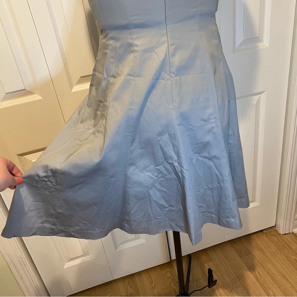 NWT Nine West Dew Drop Fit & Flare Silver Tank Dress Size 12 - Picture 11 of 15